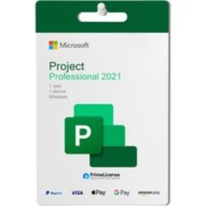 Microsoft Project Pro 2021 Software License for Windows - Lifetime Access | Wowcher