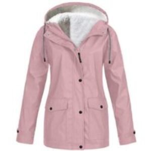 Blue Women's Waterproof Longline Parka Jacket - Fleece-Lined
