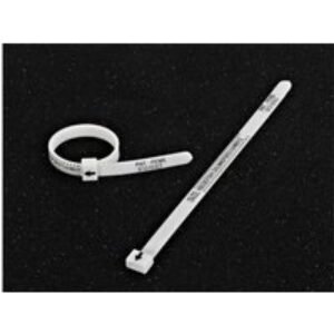 UK Adjustable Ring Sizer Finger Measurement Tool A-Z for Unisex | Wowcher