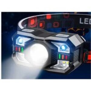 Rechargeable LED Motion Sensor Head Torch - Compact