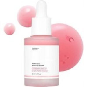 Hydrating Pink Peptide Glow Serum with Rose PDRN & Niacinamide - Brightening