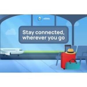 Travel Anywhere - Instant Activation eSIM with £4 Prepaid Credit | Wowcher