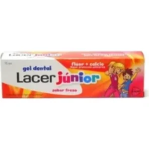 Lacer Junior Dental Gel 75ml Strawberry