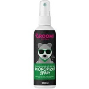Groomi Doggy Deodorizer 250ml: Fresh Coconut & Aloe for Pets | Wowcher