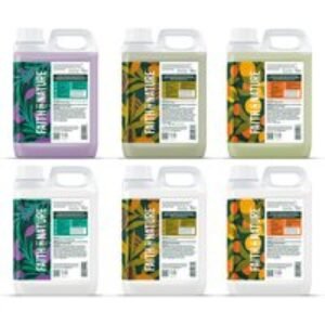 Faith In Nature 2.5L Haircare Shampoo & Conditioner Refill Bundle for All Hair Types | Wowcher
