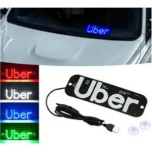USB Car LED Taxi Indicator Light Set - Universal Fit