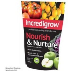 Incredigrow Nourish & Nurture Plant Fertiliser 500g - High Calcium & Nitrogen Boost | Wowcher
