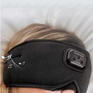 Bluetooth Wireless Noise Cancelling Sleep Headphones & Eye Mask - 15-Hour Battery