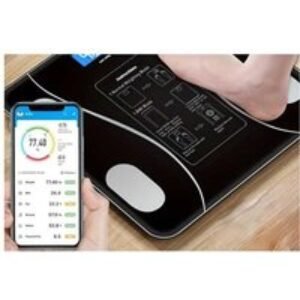 Smart Digital Bathroom Body Fat Scale Fitness Tracker - Bluetooth