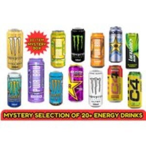 50% Off Mystery Energy Drinks Box w/ 20 Big-Brand Flavours - Bargain Buddy | Wowcher