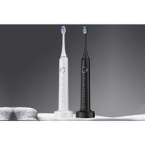 5-Mode Sonic Electric Toothbrush with Timer & 6 Replacement Heads - Travel-Friendly for Sensitive Gums & Whitening | Wowcher