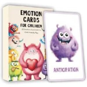 32Pcs Monster Emotions Cards for Kids - Educational Social Skills Toy