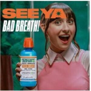 Alcohol-Free Mouthwash for Sensitive Teeth & Gums - Icy Mint 500ml - The Breath Co. | Wowcher