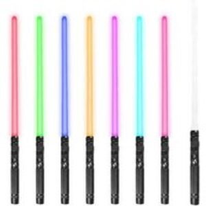 RGB Light Up Laser Sword Toy - Motion Sound FX