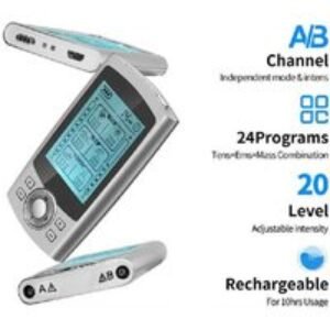 36-Mode Rechargeable EMS TENS Body Massager - Dual Channel